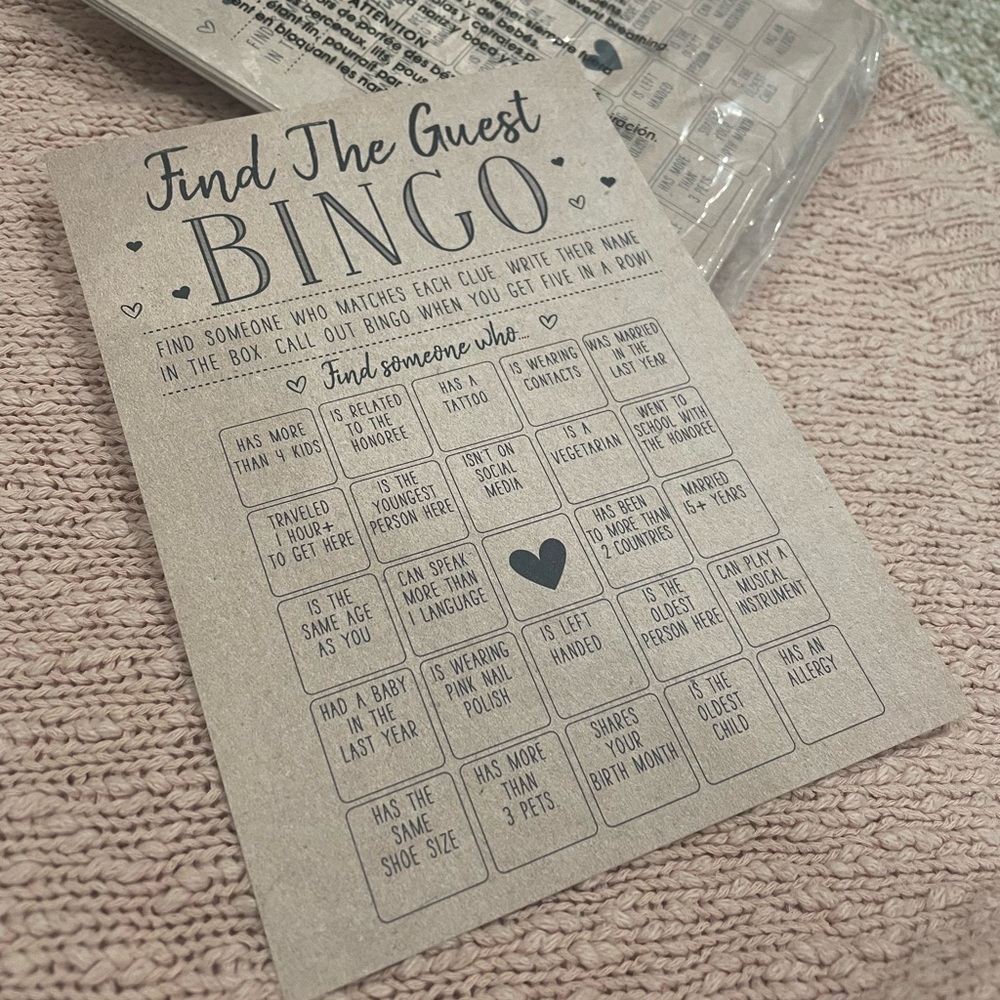 Bridal Shower Games - variety